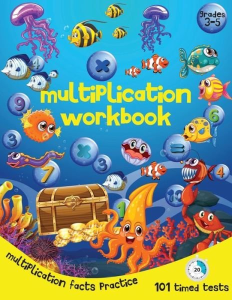 Cover for Tection Learning Book · Multiplication Workbook - 101 Multiplication Timed Tests (Paperback Book) (2020)