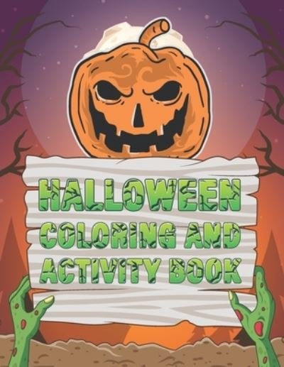 Cover for Publication · Halloween Coloring And Activity Book (Pocketbok) (2020)