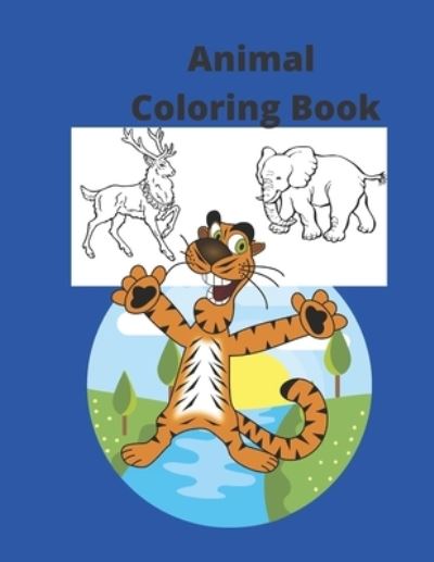 Cover for Anima Vero · Animal Coloring Book (Paperback Book) (2020)