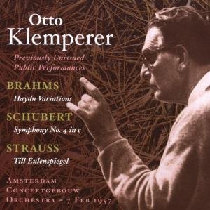 Cover for Brahms / Schubert / Klemperer · Klemperer Performs Brahms &amp; Schubert (CD) (2007)