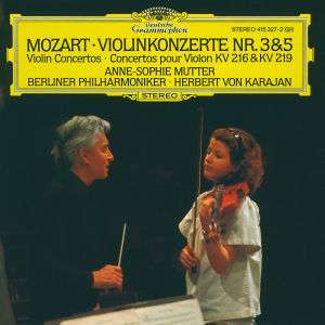 Cover for Herbert Von Karajan · Mozart: Violinkonzerte n°3&amp;5 (CD) (2020)