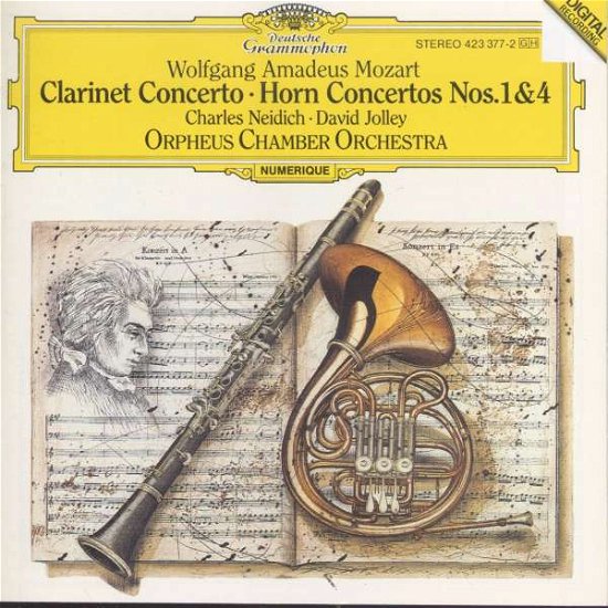 Cover for Orpheus Chamber Orchestra · Mozart clarinet concerto horn concertos nos,1&amp;4 (CD) (2021)