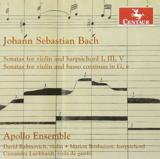 Bach: Sonatas For Violin And Harpsichord / Sonatas For Violin And Basso Continuo - Apollo Ensemble - Música - CENTAUR - 0044747352725 - 11 de mayo de 2018