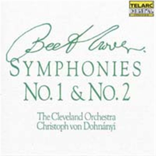 Symph.No.1&2 - Beethoven - Musiikki - TELARC - 0089408018725 - perjantai 14. huhtikuuta 1989
