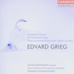 Symphonic Dances / Songs - Edvard Grieg - Musik - CHANDOS - 0095115128725 - 17. januar 2005