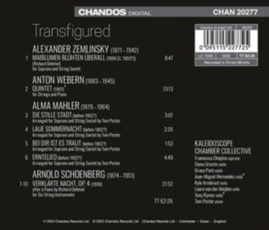 Cover for Kaleidoscope Chamber Coll · Transfigured (CD) (2023)