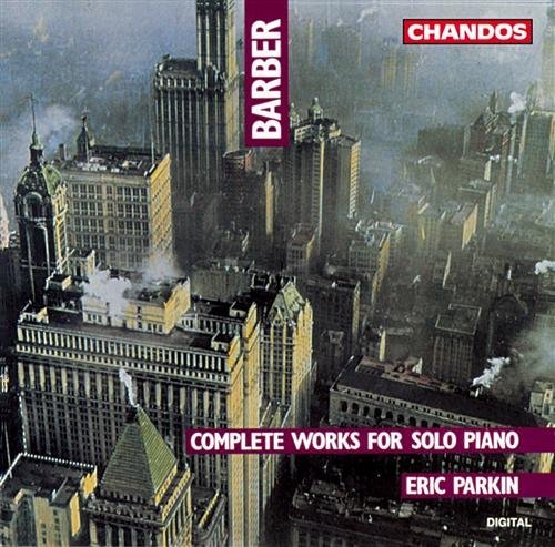 Excursion Op 20 - S. Barber - Musikk - CHANDOS - 0095115917725 - 25. oktober 1993