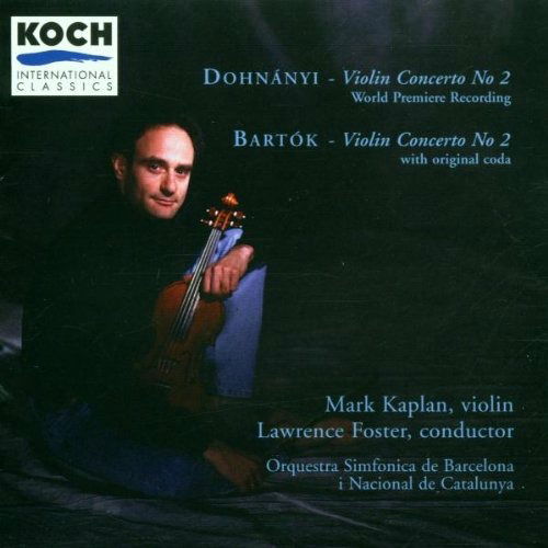 Bela Bartok - Concerto Per Violino N.2 Sz 112 (1937 38) - Bartok - Musik - KOCH - 0099923738725 - 28 april 1997