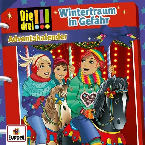 Cover for Die Drei !!! · Adventskalender-wintertraum in Gefahr (CD) (2019)