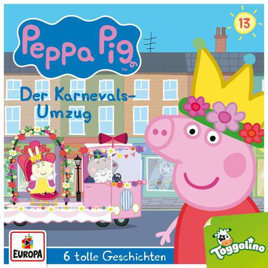 Cover for Peppa Pig Hörspiele · 013/der Karnevalsumzug (Und 5 Weitere Geschichten) (CD) (2021)