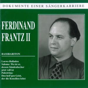 Cover for Ferdinand Frantz · Balladen Preiser Klassisk (CD) (2010)