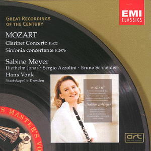 Mozart: Clarinet Concerto in A - Sabine Meyer / Staatskapelle Dre - Musikk - PLG Germany - 0724356689725 - 8. november 2013