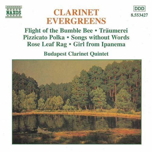 Cover for Clarinet Evergreens (CD) (1998)