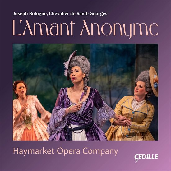 Cover for Haymarket Opera Company / Craig Trompeter · Joseph Bologne / Chevalier De Saint-Georges: LAmant Anonyme (CD) (2023)