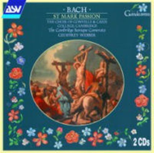 Cover for Bach · St Mark Passion (CD) (2012)