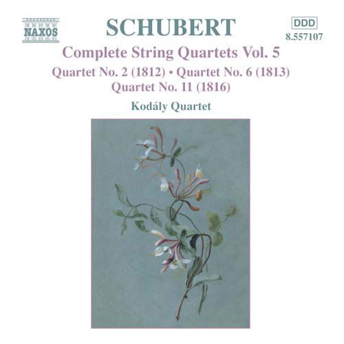 Complete String Quartets 5 - Schubert / Kodaly Quartet - Música - NAXOS - 0747313210725 - 19 de agosto de 2003