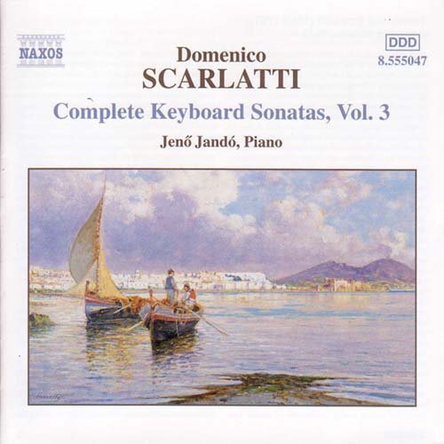 Scarlatticpte Keyboard Sonatas Vol 3 - Jeno Jando - Musiikki - NAXOS - 0747313504725 - maanantai 4. kesäkuuta 2001