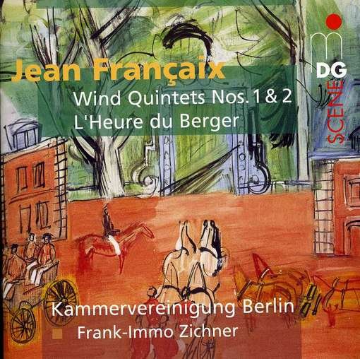 Cover for Francaix / Berlin Chamber Ensemble / Zichner · Wind Quintet No 1 / Wind Quintet No 2 (CD) (2012)
