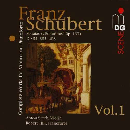 Cover for Franz Schubert · Franz Schubert - Complete Works For Violin And Fortepiano Vol 1 (steck / hill) (CD) (2013)