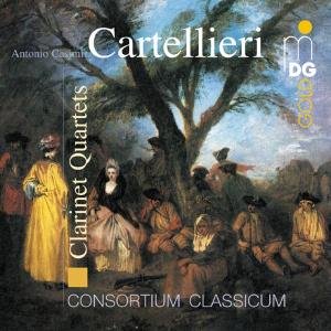 Cover for Cartellieri / Klocker / Consortium Classicum · Clarinet Quartets (CD) (2002)