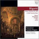 Cover for Rigatti / Frankhauser / Vancouver Cantata Singers · 1640 Venetian Mass (CD) (1998)