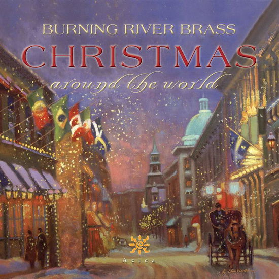 Cover for Bach,j.s. / Burning River Brass · Christmas Around the World (CD) (2017)