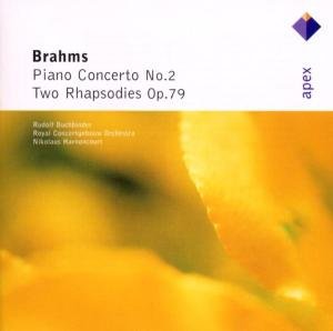 Brahms: Piano Concerto No. 2 Two Rhapsodies Op.79 - Buchbinder Rudolf - Musik - WARNER - 0825646070725 - 13. oktober 2003