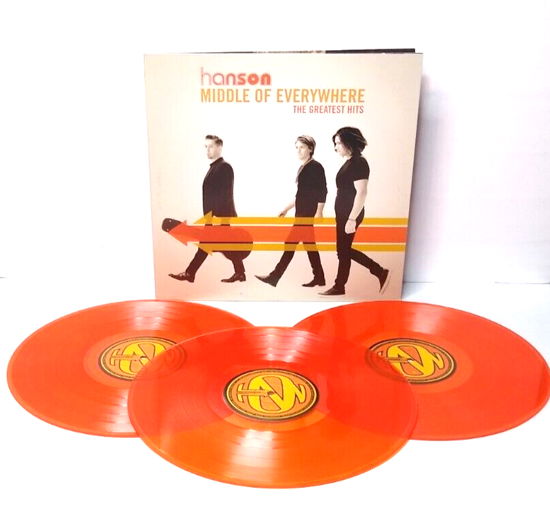 Cover for Hanson · Middle of Everywhere: the Greatest Hits (LP) [Orange Coloured edition] (2021)