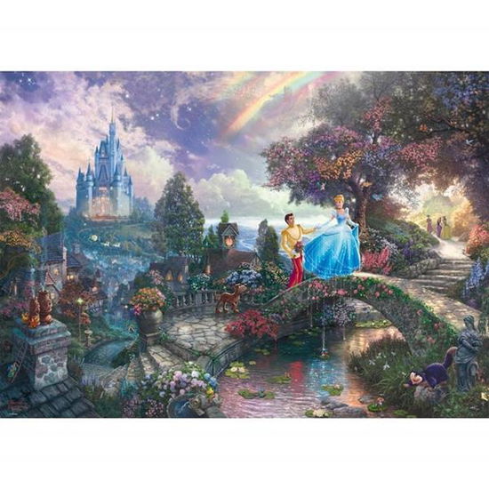 Disney - Cinderella Wishes Upon a Dream by Thomas Kinkade 1000 Piece Schmidt Puzzle - Kinkade - Livros - ASMODEE - 4001504594725 - 30 de junho de 2023