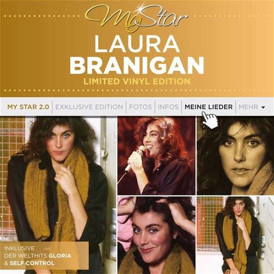 Fjord Intensiv Kommandør Laura Branigan · My Star (Limited Numbered Edition) (Gold Vinyl) (LP)  [Limited Numbered edition]