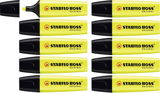 Cover for Confezione 10 Pz · Stabilo Boss Giallo (MERCH)