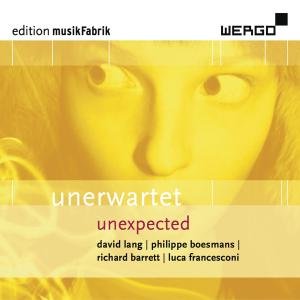Cover for Musikfabrik · Unerwartet: Unexpected (CD) (2011)