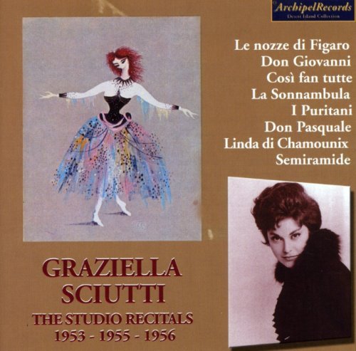 Cover for Mozart / Bellini / Donizetti / Sciutti · Studio Recordigns (CD) (2007)