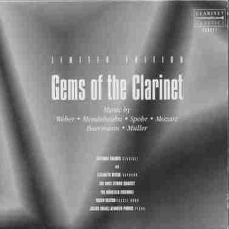 Cover for Victoria Soames · Gems Of The Clarinet (CD) [Limited edition] (1993)