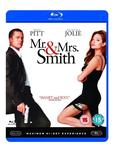 Cover for Mr &amp; Mrs Smith (Blu-ray) (2008)