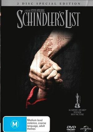 Cover for Steven Spielberg · Schindler's List (DVD) (2004)