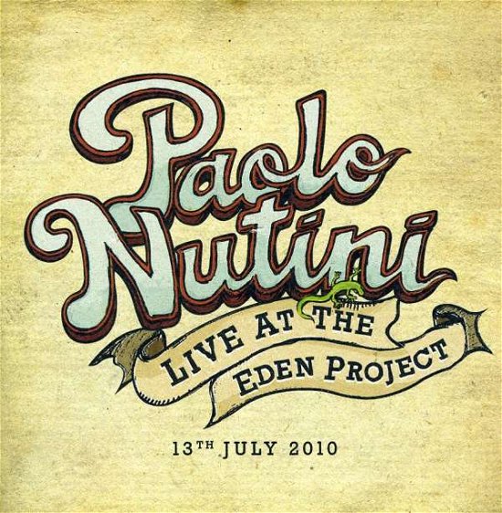 Cover for Paolo Nutini · Live at the Eden Project (CD) (2014)