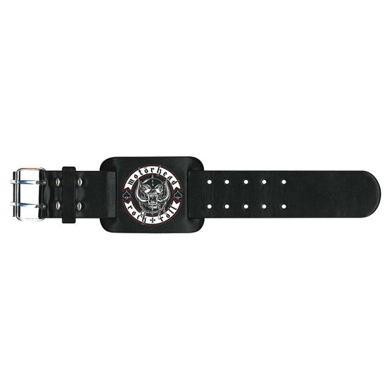 Motorhead Leather Wrist Strap: Biker Badge - Motörhead - Merchandise -  - 5055339776725 - 