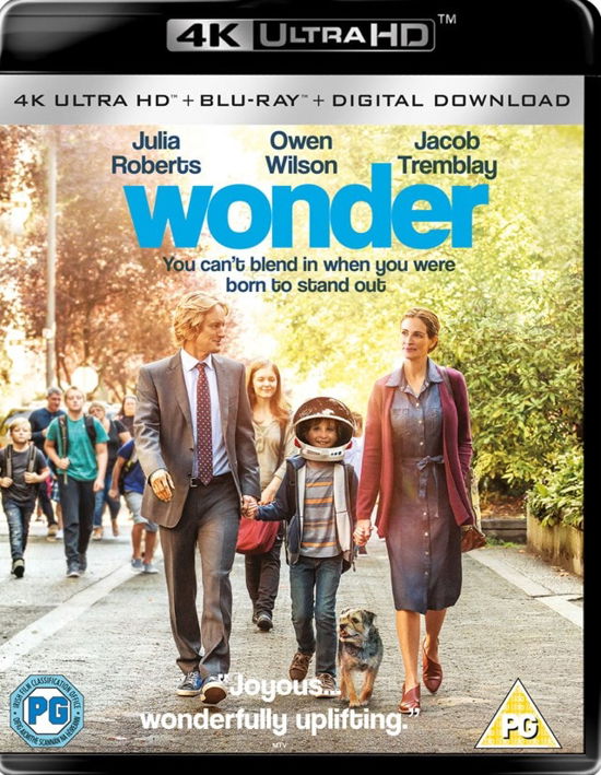 Wonder - Wonder 4k Bluray - Elokuva - Lionsgate - 5055761911725 - maanantai 26. maaliskuuta 2018