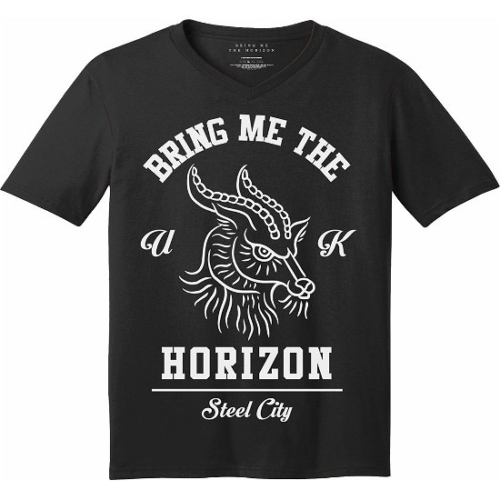 Bring Me The Horizon Unisex T-Shirt: Goat - Bring Me The Horizon - Produtos - Bravado - 5055979910725 - 