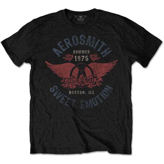 Aerosmith Unisex T-Shirt: Sweet Emotion - Aerosmith - Fanituote - Epic Rights - 5056170611725 - keskiviikko 8. tammikuuta 2020