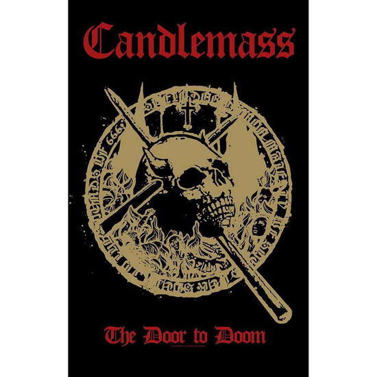 Candlemass Textile Poster: The Door To Doom - Candlemass - Gadżety -  - 5056365709725 - 