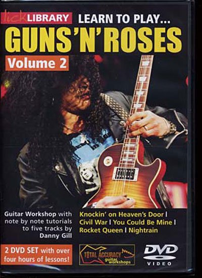 Learn To Play Guns & Roses Vol. 2 - Lick Library: Learn to Play Gu - Films - NO INFO - 5060088821725 - 23 juillet 2007