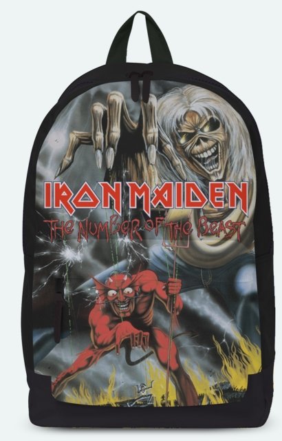 Iron Maiden Number of the Beast Classic Backpack - Rocksax - Merchandise - ROCKSAX - 5060937961725 - 12. Dezember 2023