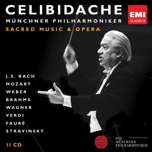 Cover for Celibidache Sergiu (Direttore) · Sacred Music &amp; Opera (Box11Cd) (CD) [Limited edition] [Box set] (2014)