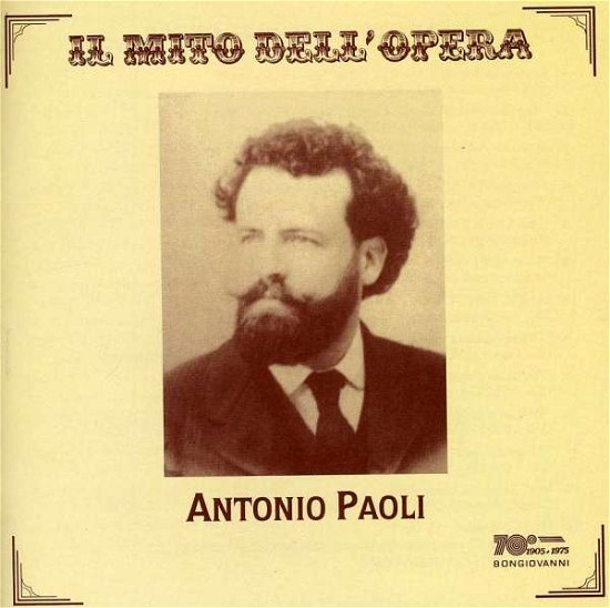 Cover for Paoli / Verdi / Leoncavallo · Antonio Paoli Sings Opera Arias (CD) (2000)