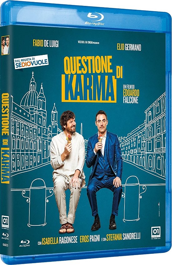 Cover for Fabio De Luigi,elio Germano,philippe Leroy,eros Pagni,isabella Ragonese,stefania Sandrelli · Questione Di Karma (Blu-ray) (2017)