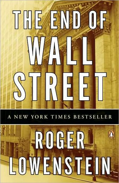 Cover for Roger Lowenstein · The End of Wall Street (Paperback Book) (2011)