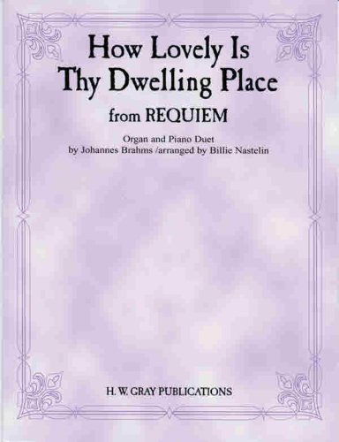 Cover for Billie · How Lovely is Thy Dwelling Place (From &lt;i&gt;requiem&lt; / I&gt;) (H.w. Gray) (Pocketbok) (2001)