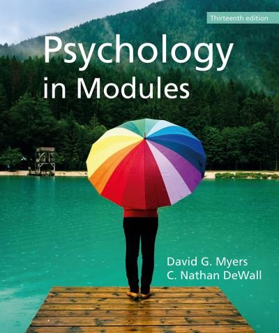 Cover for David Myers · Psychology in Modules (Taschenbuch) [13rd ed. 2021 edition] (2020)